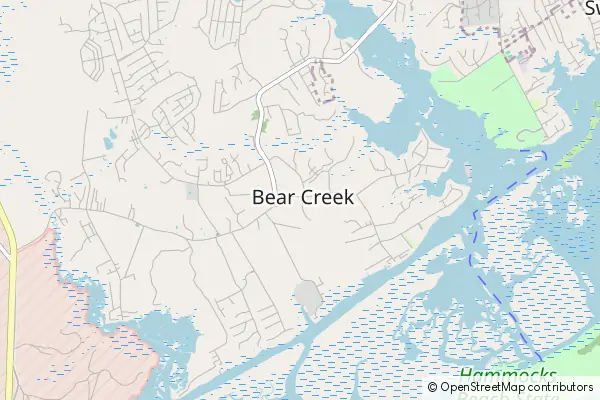 Mapa Bear Creek