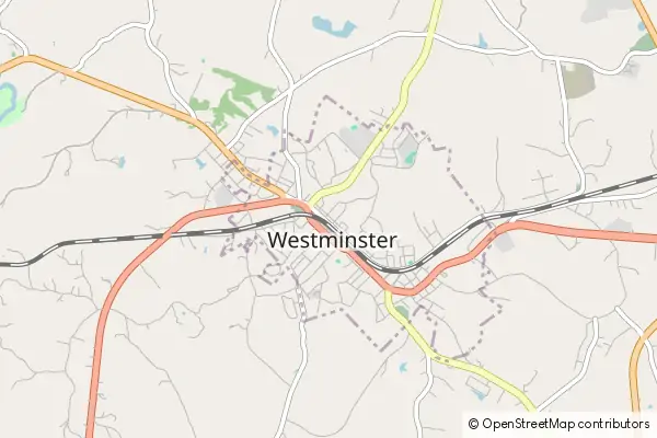 Mapa Westminster