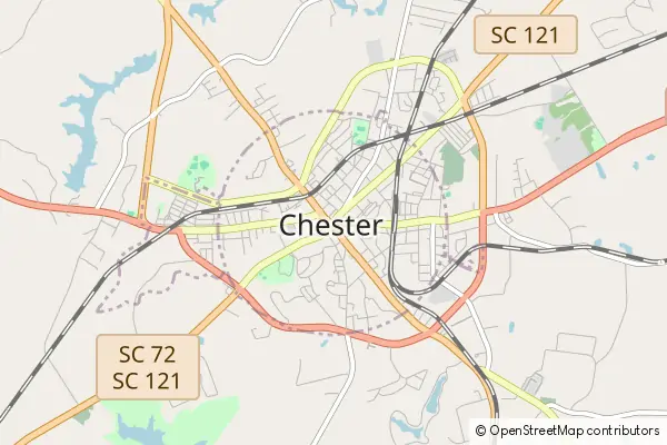 Mapa Chester