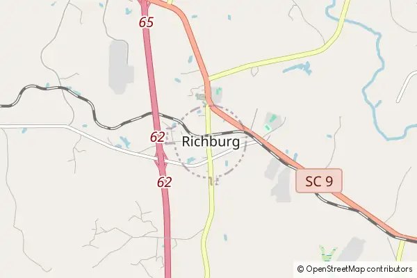 Mapa Richburg