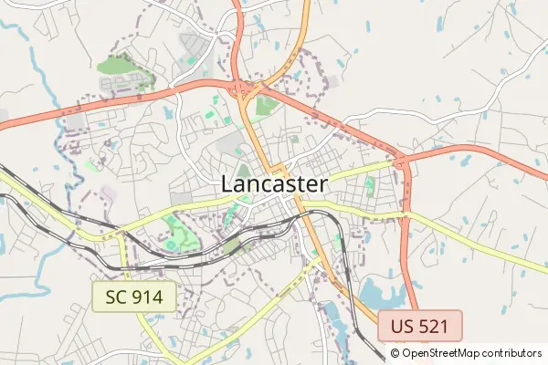 Mapa Lancaster