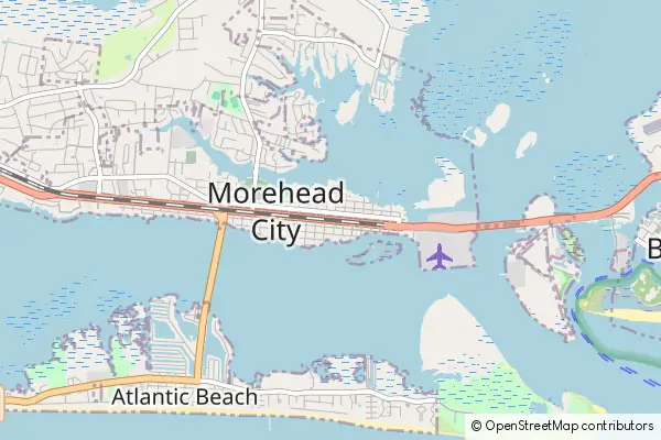 Mapa Morehead City