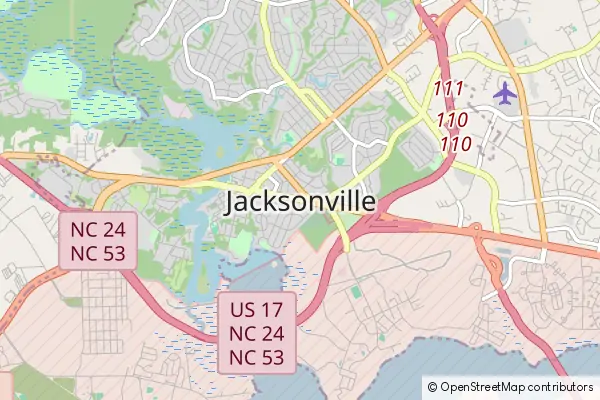 Mapa Jacksonville