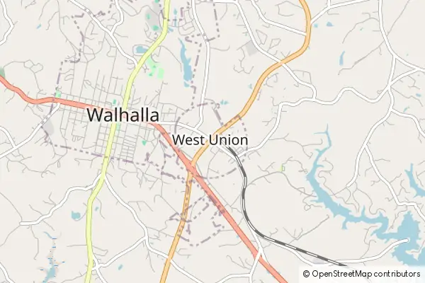 Mapa West Union