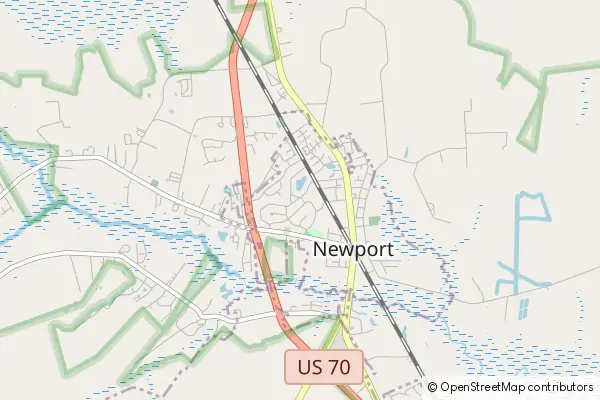 Mapa Newport