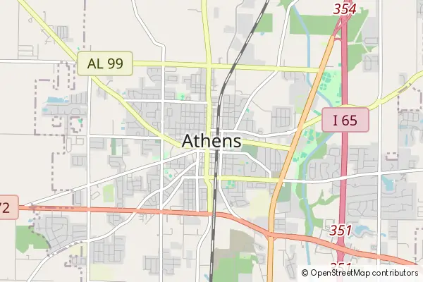 Mapa Athens