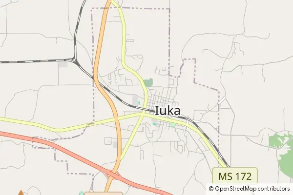 Mapa Iuka