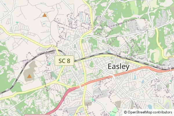 Mapa Easley