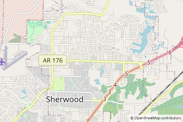 Mapa Sherwood