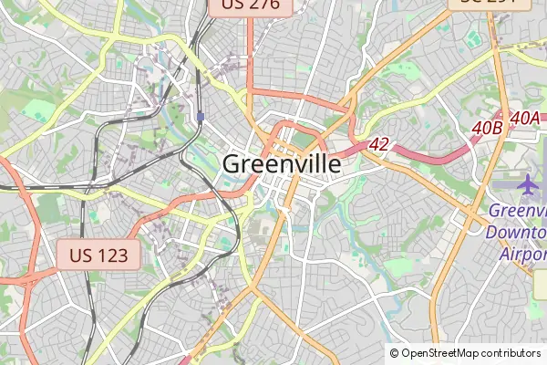 Mapa Greenville