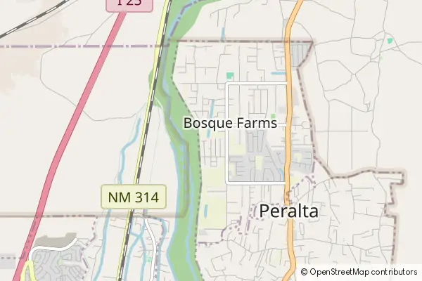 Mapa Bosque Farms