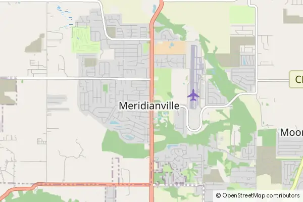 Mapa Meridianville