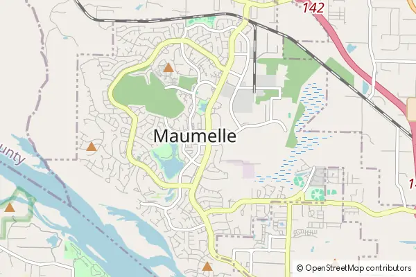 Mapa Maumelle