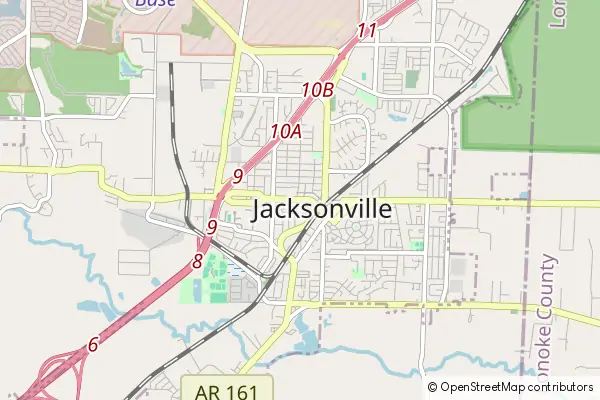 Mapa Jacksonville