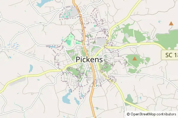 Mapa Pickens