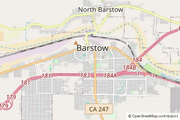 Mapa Barstow