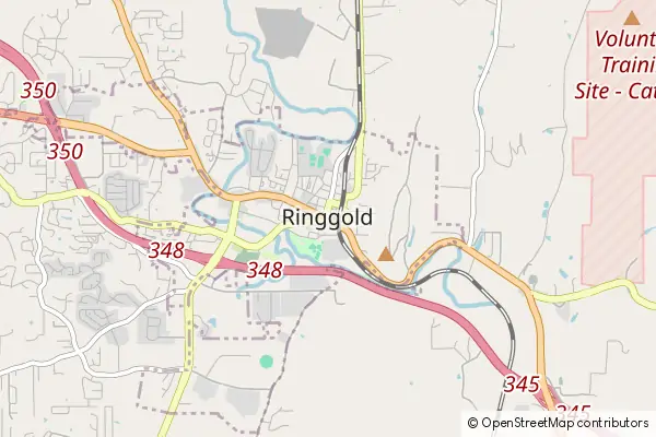 Mapa Ringgold