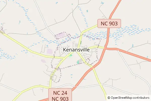 Mapa Kenansville