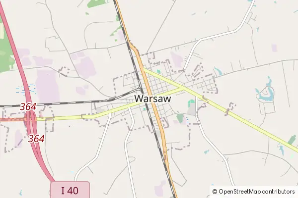 Mapa Warsaw