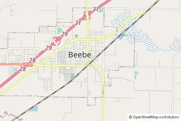 Mapa Beebe