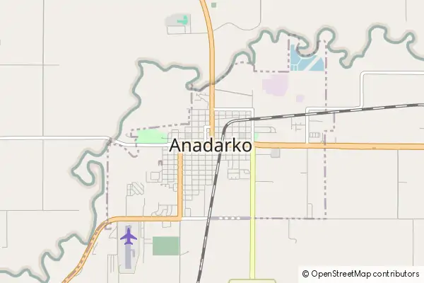 Mapa Anadarko