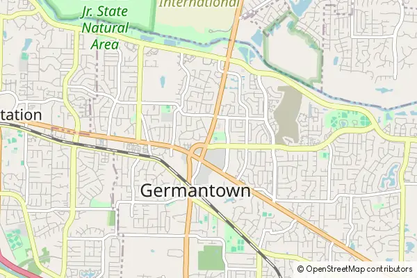 Mapa Germantown