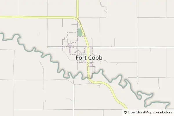 Mapa Fort Cobb