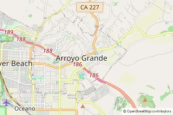 Mapa Arroyo Grande