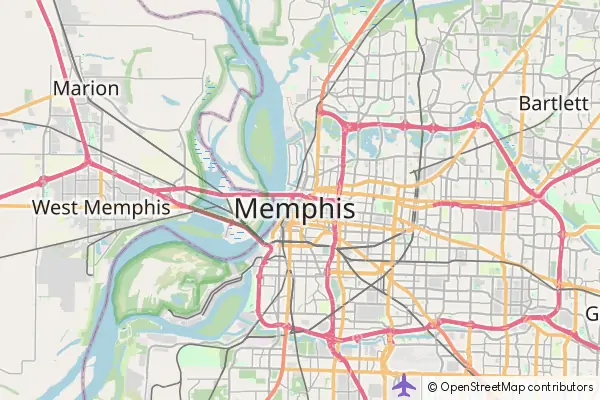 Mapa Memphis