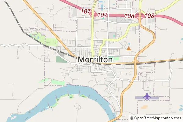 Mapa Morrilton