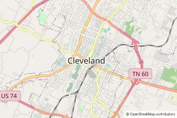 Mapa Cleveland