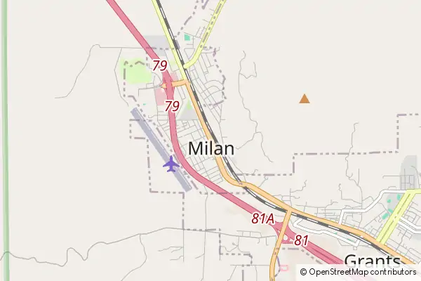 Mapa Milan