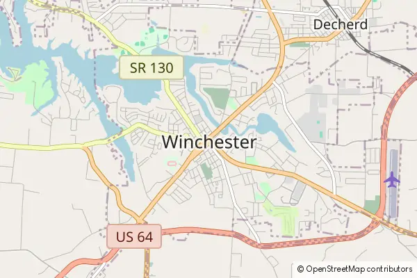 Mapa Winchester