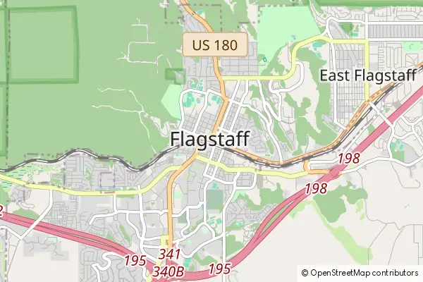 Mapa Flagstaff