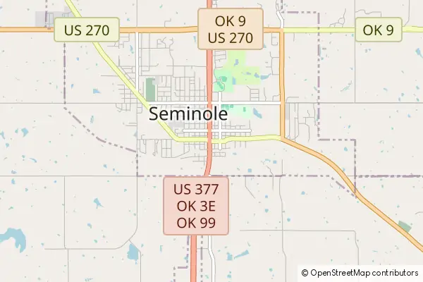 Mapa Seminole