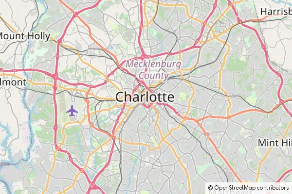 Mapa Charlotte