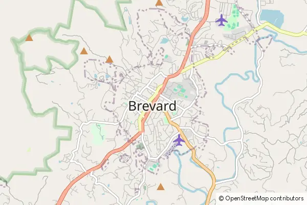 Mapa Brevard