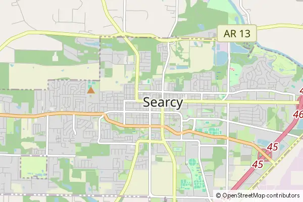 Mapa Searcy