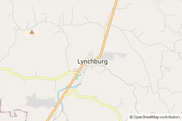 Mapa Lynchburg