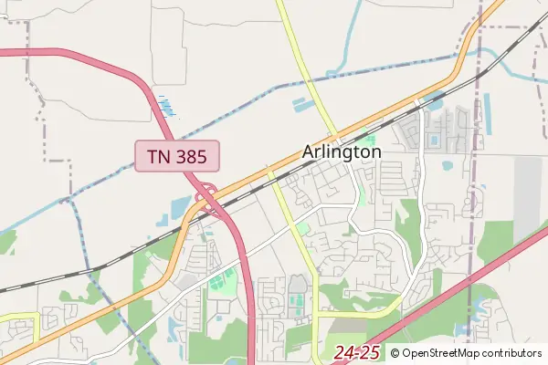 Mapa Arlington