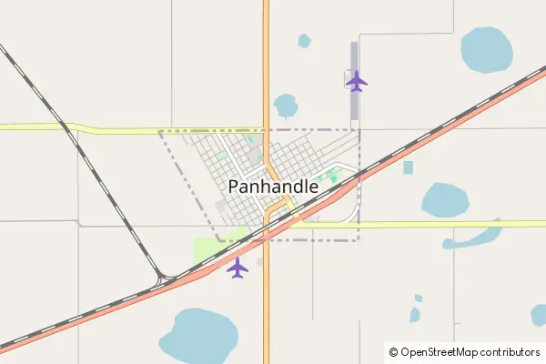 Mapa Panhandle