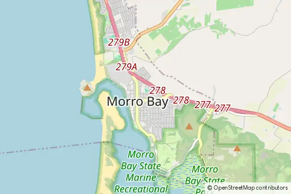 Mapa Morro Bay