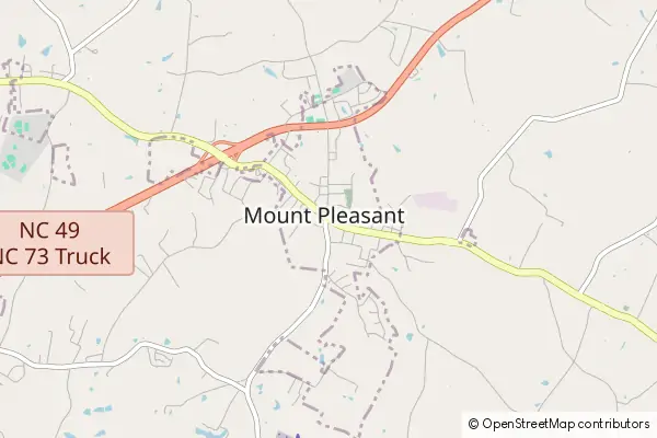 Mapa Mount Pleasant