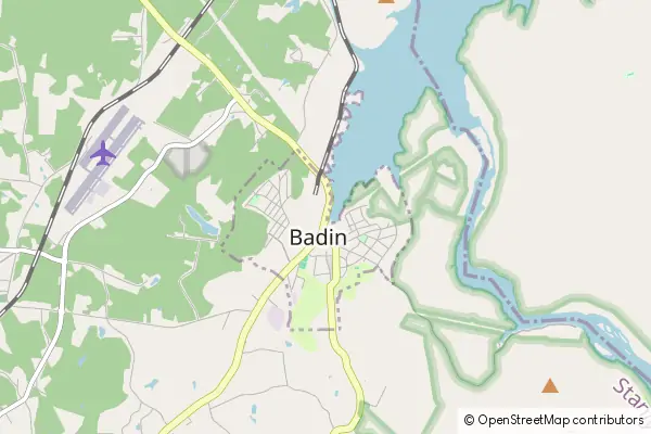 Mapa Badin