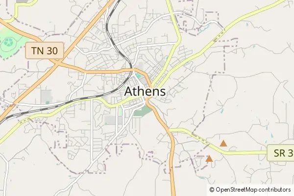 Mapa Athens