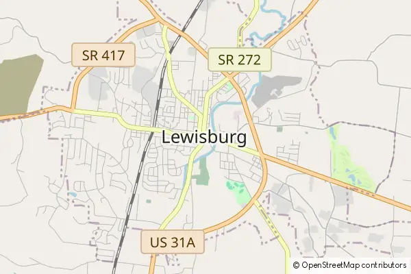 Mapa Lewisburg