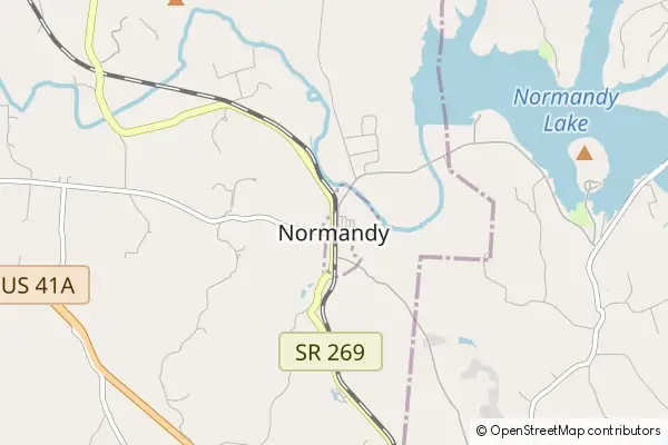 Mapa Normandy