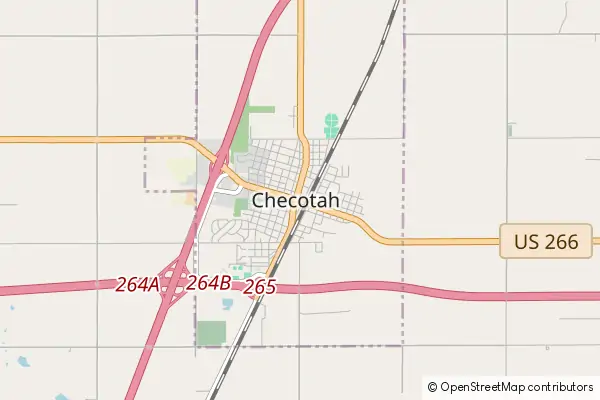 Mapa Checotah