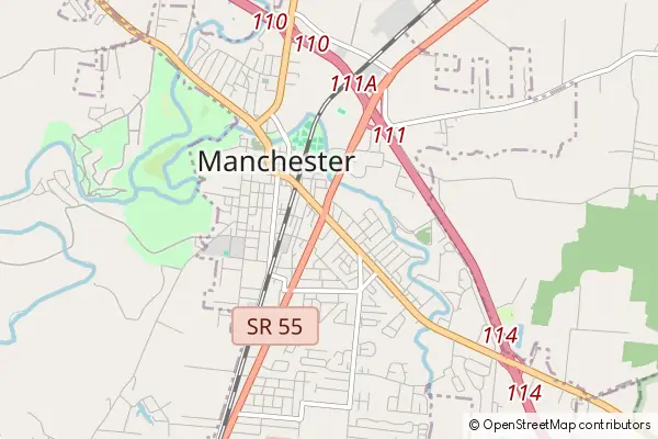 Mapa Manchester