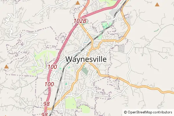 Mapa Waynesville